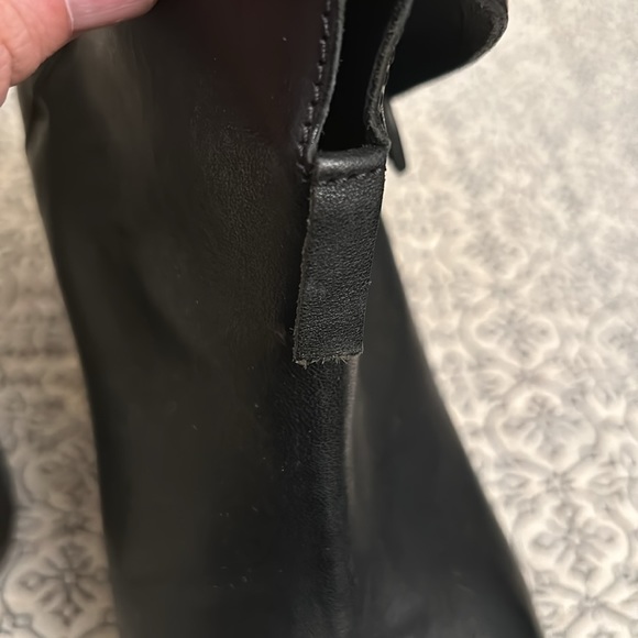 Rag & Bone Black Leather Harrow Ankle Boots - EU 39 - US 8.5 - Picture 8 of 10